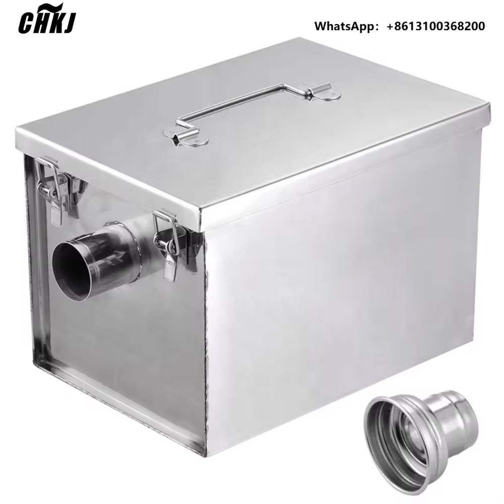 Commercial Kitchen Grease Interceptor - Trampa de grasa portátil de acero