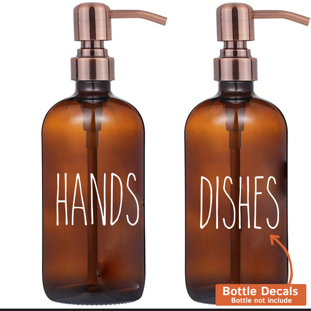 Commercial Kitchen Wall - 4 Uds. Etiquetas adhesivas impermeables para