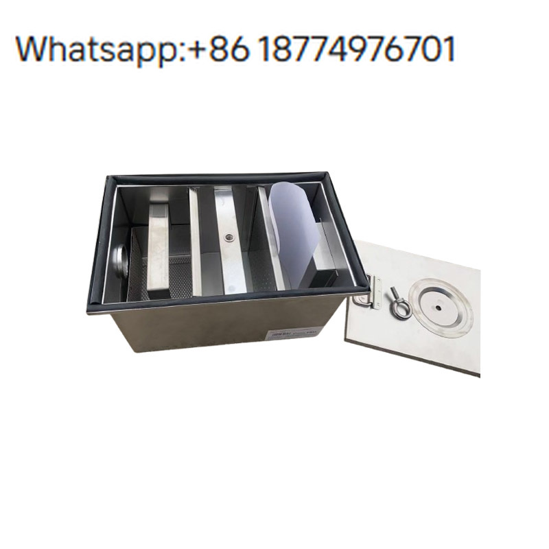 Commercial Kitchen Grease Interceptor - Fregadero de Acero Inoxidable para Cocina