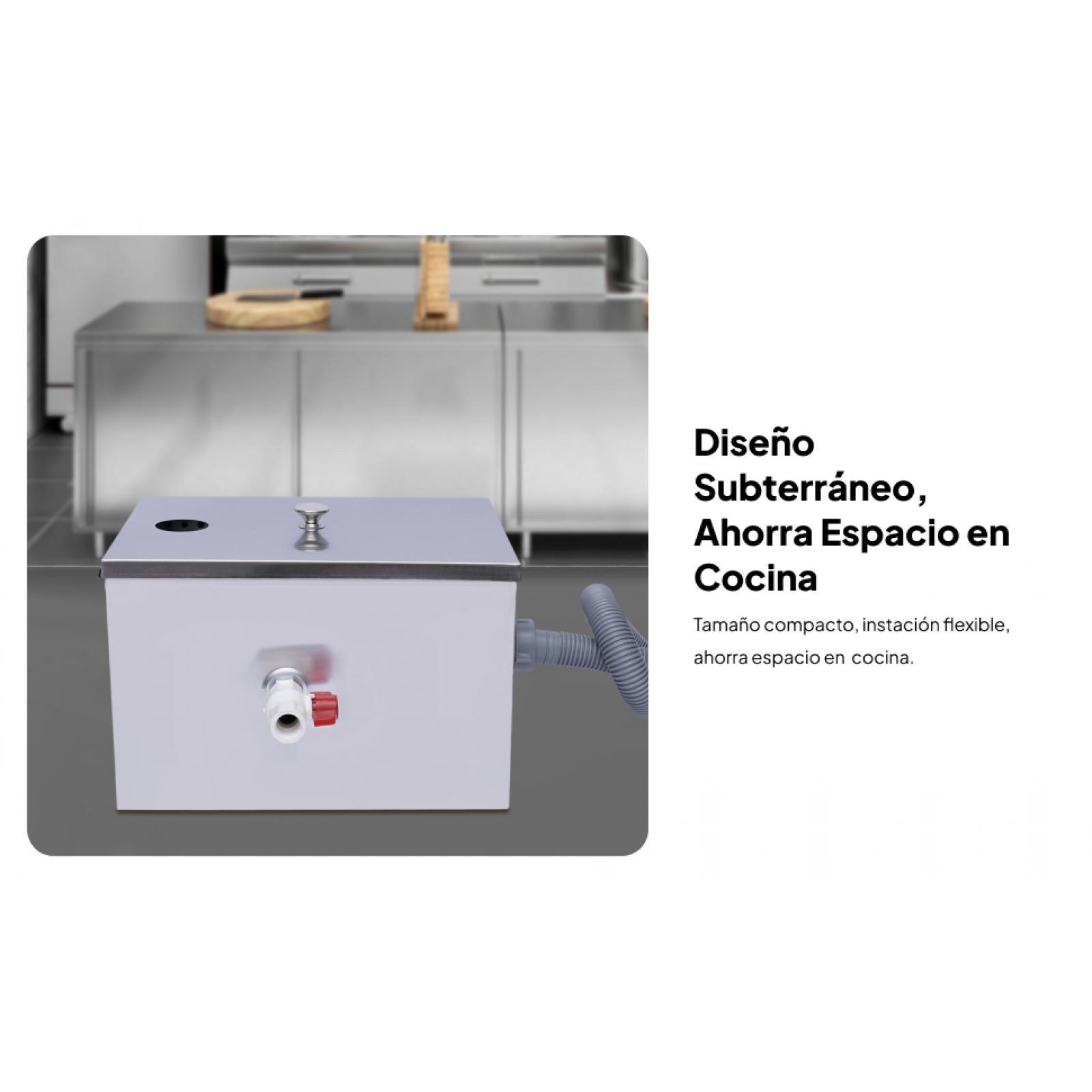 Commercial Kitchen Grease Interceptor - Separador de Grasa de Acero Inoxidable