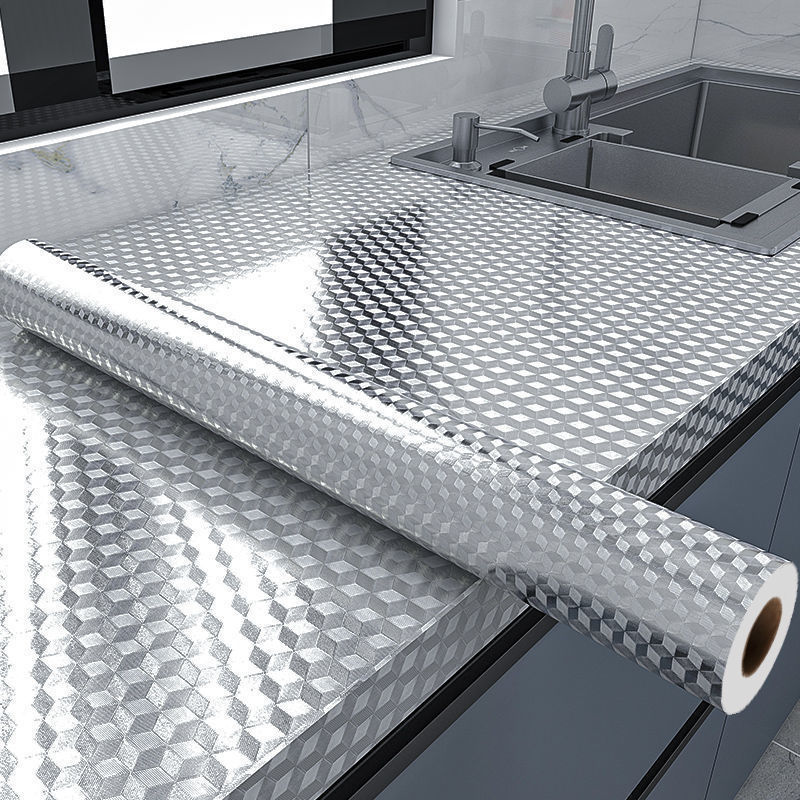 Commercial Kitchen Wall - Pegatina de aluminio antiaceite para pared