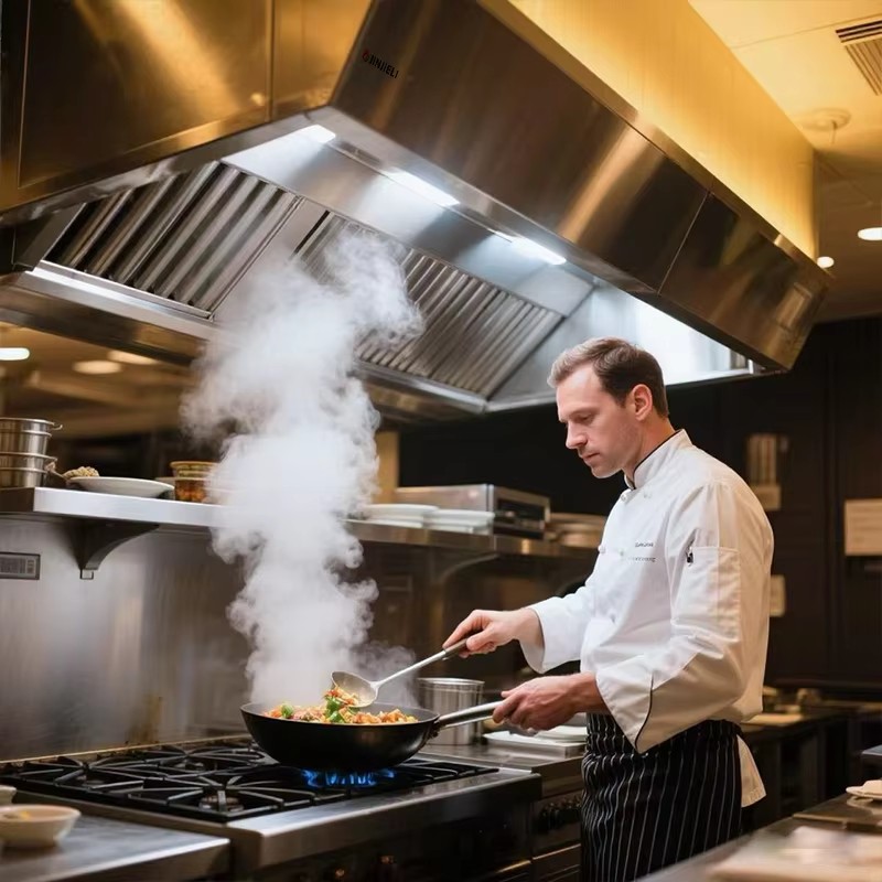 Commercial Kitchen Vent Hood Cleaning - Campana Extractora Comercial de Acero Inoxidable