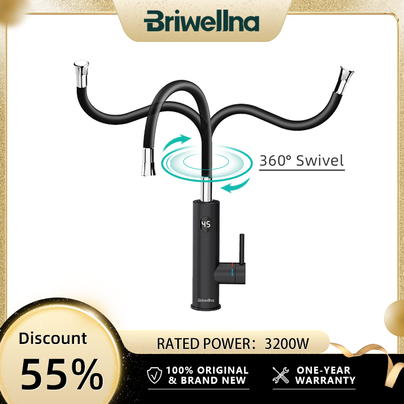 Commercial Kitchen Tap - Calentador de agua eléctrico Briwellna 220V