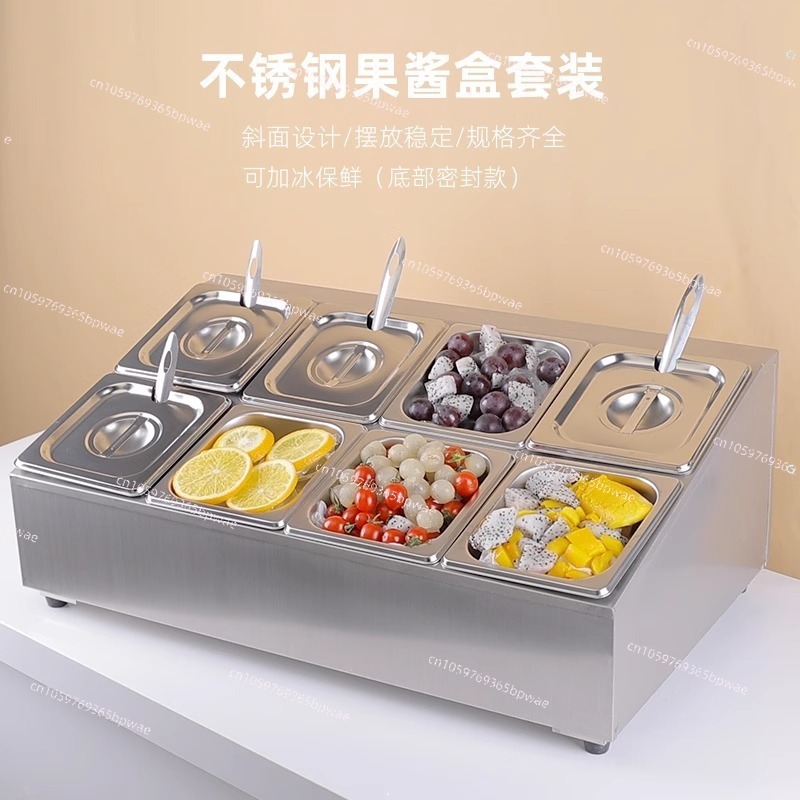 Commercial Kitchen Parts & Service - Estante de acero inoxidable para recipientes,