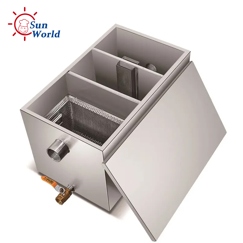 Trampa de Grasa Industrial par - Commercial Kitchen Grease Interceptor reseña y precio