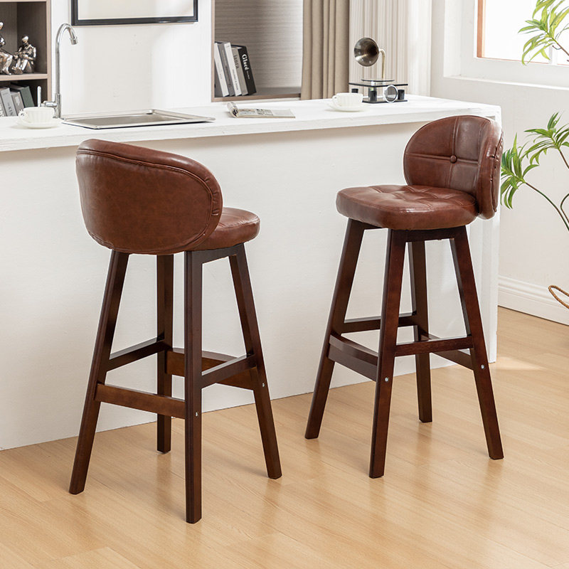 Silla alta de bar de estilo nó - Commercial Kitchen Interior Design reseña y precio