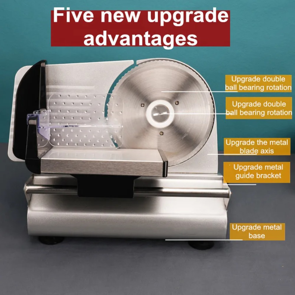 Rebanador de carne eléctrico,  - Commercial Bread Slicer reseña y precio
