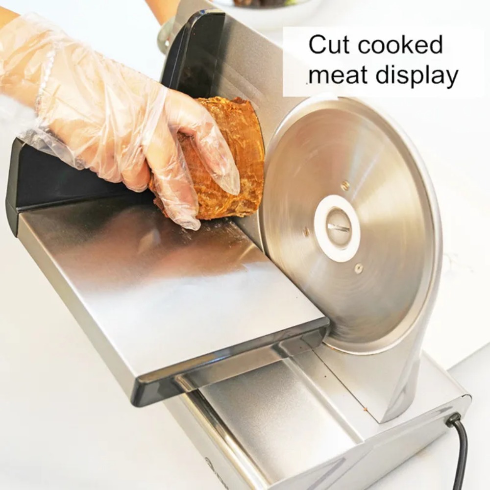 Rebanador de carne eléctrico,  - Commercial Bread Slicer reseña y precio