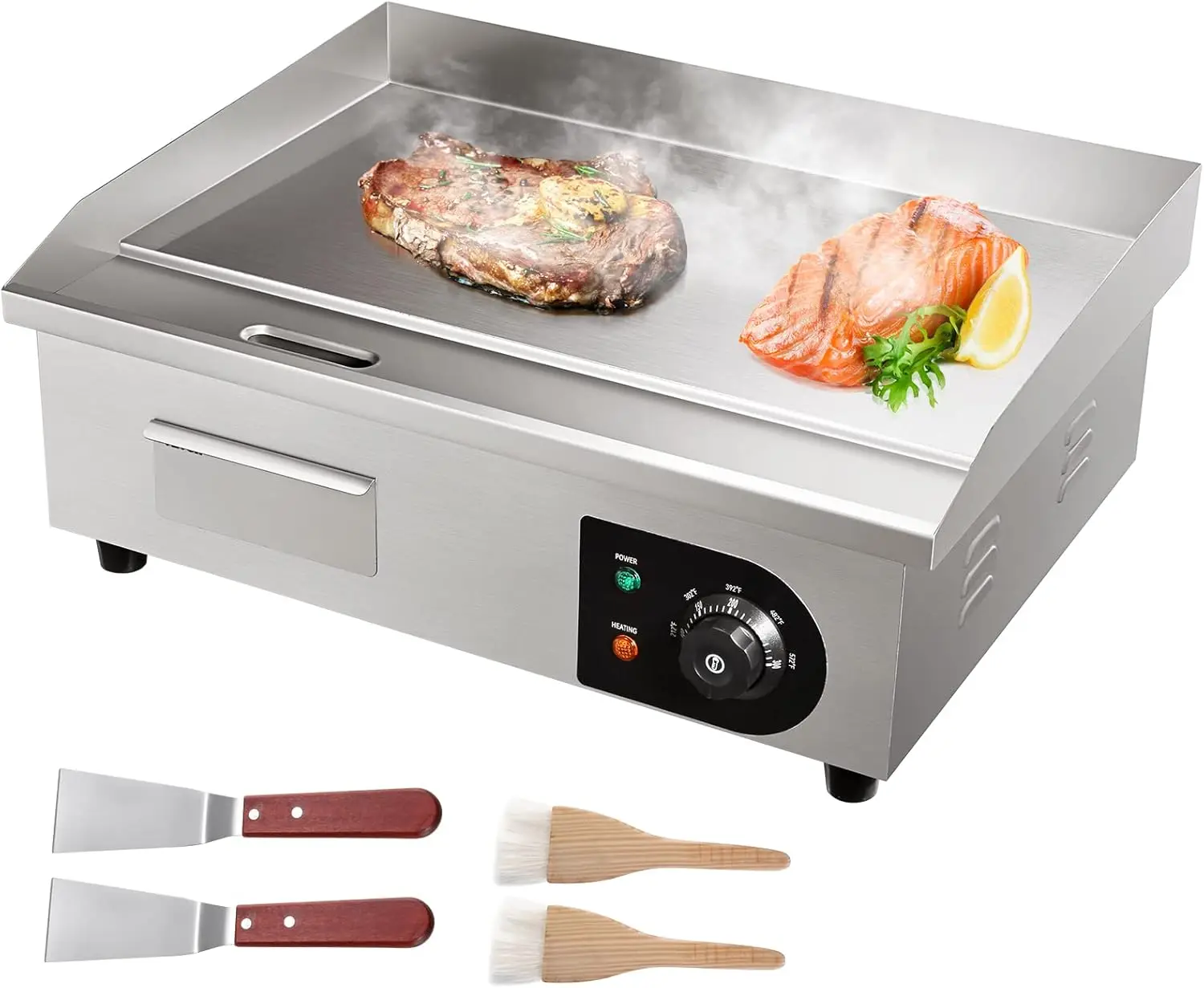 Plancha eléctrica comercial nó - Electric Griddle Flat Top reseña y precio