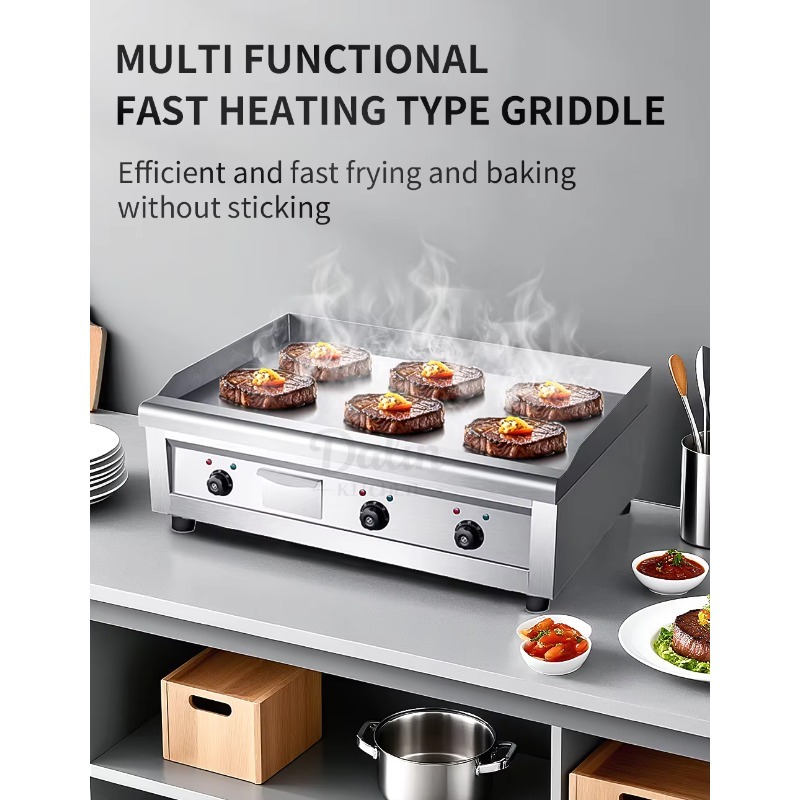 Plancha Eléctrica Profesional  - Electric Griddle Flat Top reseña y precio