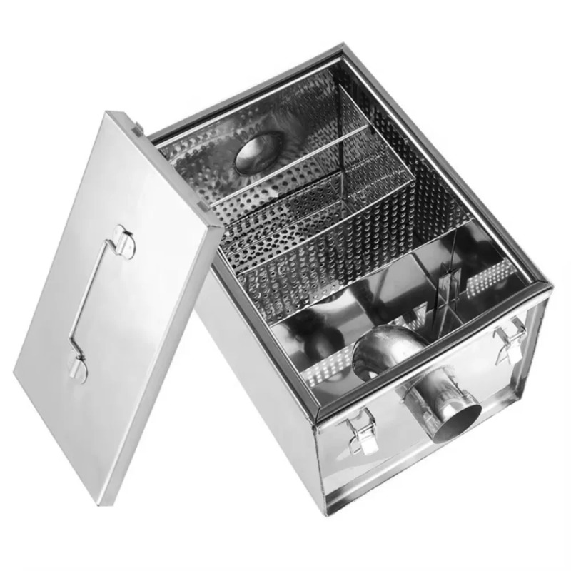 Trampa de grasa portátil de ac - Commercial Kitchen Grease Interceptor reseña y precio