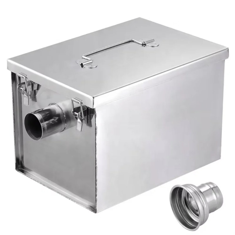 Trampa de grasa portátil de ac - Commercial Kitchen Grease Interceptor reseña y precio