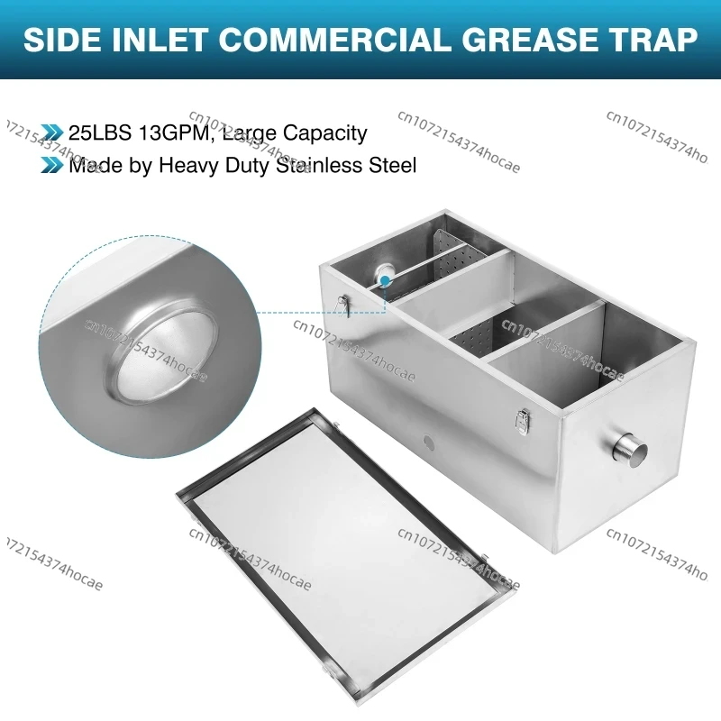 Separador de Agua y Grasa de A - Commercial Kitchen Grease Interceptor reseña y precio