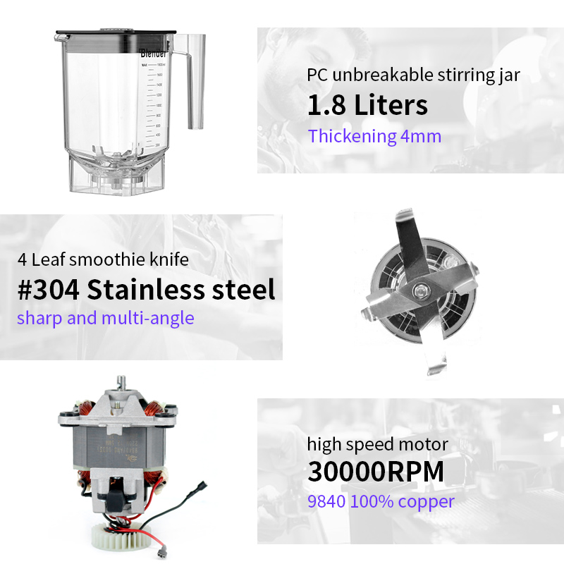 Licuadora Eléctrica Comercial  - Commercial Blender Heavy Duty reseña y precio