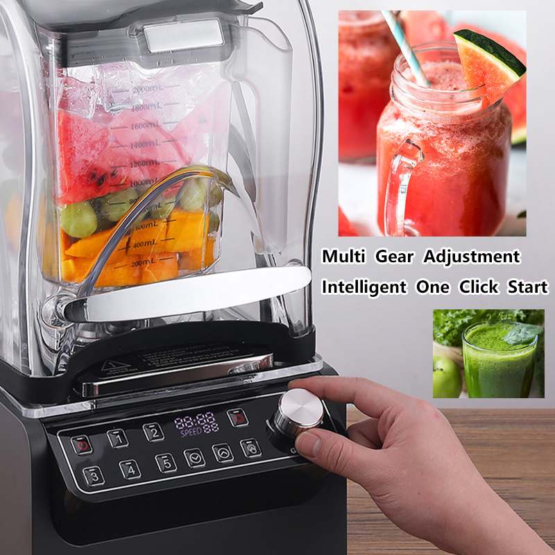 Máquina licuadora de hielo com - Commercial Blender Heavy Duty reseña y precio