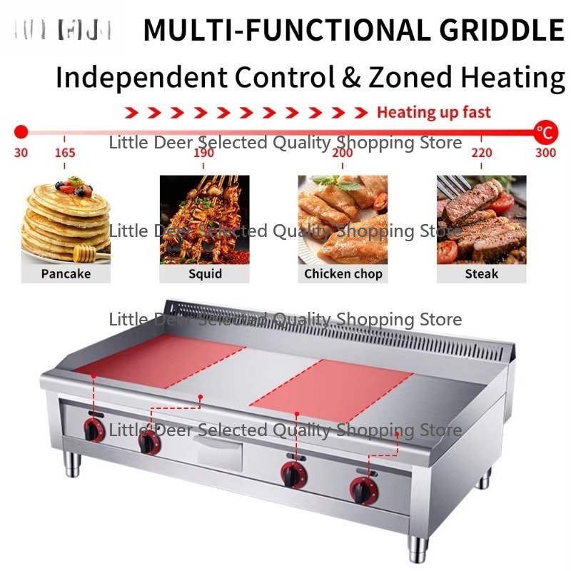 Equipo de cocina comercial par - Electric Griddle Flat Top reseña y precio