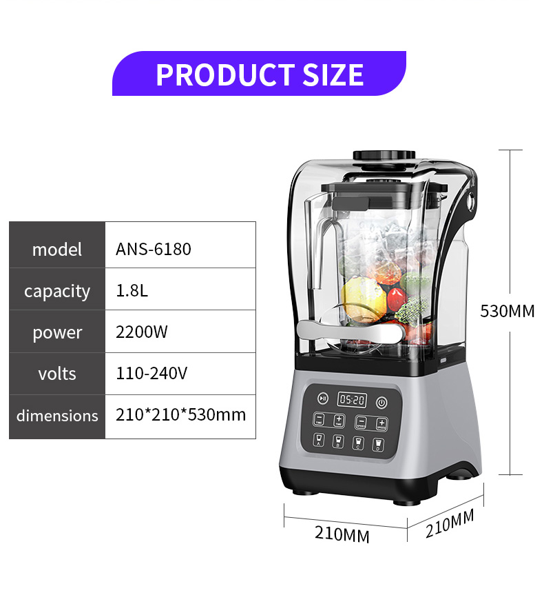 Procesadores de Alimentos Come - Commercial Blender Heavy Duty reseña y precio