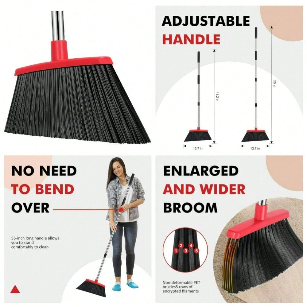 Escoba de alta resistencia par - Commercial Kitchen Broom reseña y precio