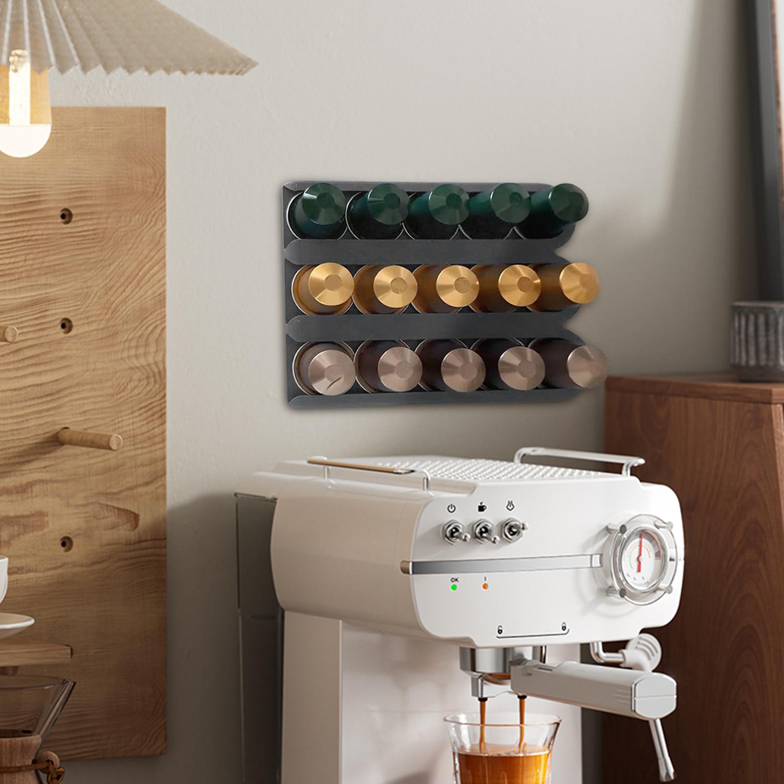 Almacenamiento de cápsulas de  - Commercial Kitchen Wall reseña y precio