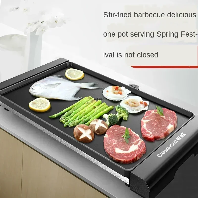 Parrilla eléctrica grande sin  - Electric Griddle Flat Top reseña y precio