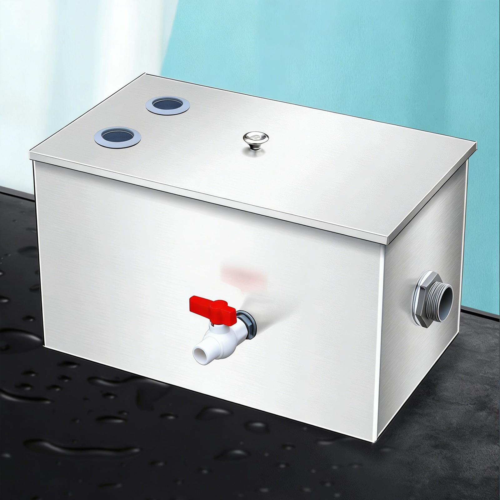 Trampa de Grasa de Acero Inoxi - Commercial Kitchen Grease Interceptor reseña y precio