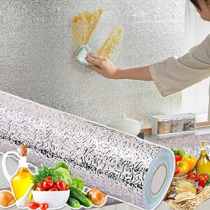 Pegatina de aluminio antiaceit - Commercial Kitchen Wall reseña y precio
