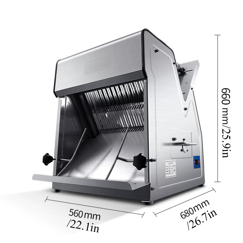 Cortador de rebanadas de pan e - Commercial Bread Slicer reseña y precio