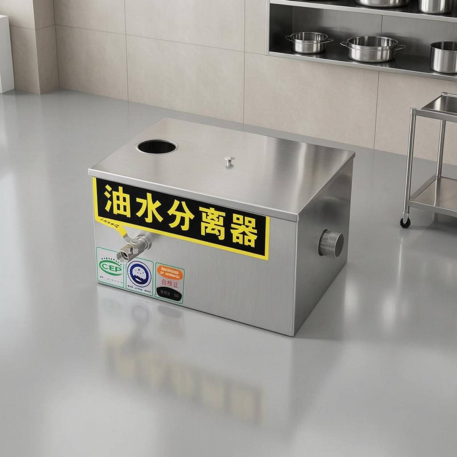 Separador de Aceite y Agua par - Commercial Kitchen Grease Interceptor reseña y precio