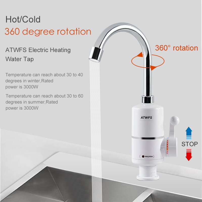 ATWFS-calentador de agua eléct - Commercial Kitchen Tap reseña y precio