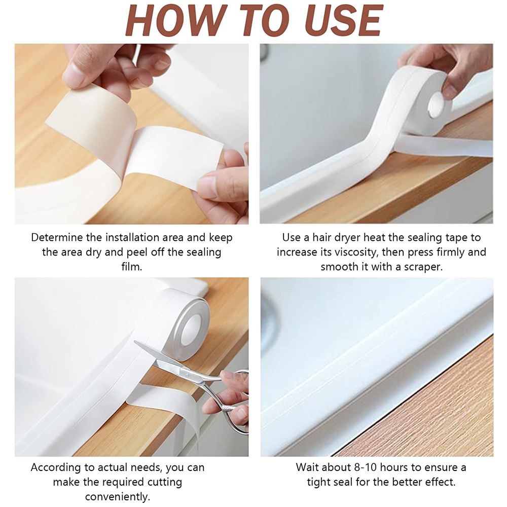 Cinta de calafateo para baño d - Commercial Kitchen Wall reseña y precio