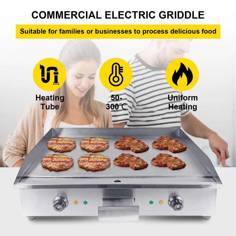 Nuevo Producto, plancha eléctr - Electric Griddle Flat Top reseña y precio