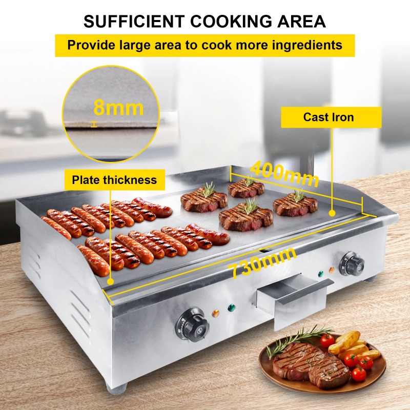 Nuevo Producto, plancha eléctr - Electric Griddle Flat Top reseña y precio