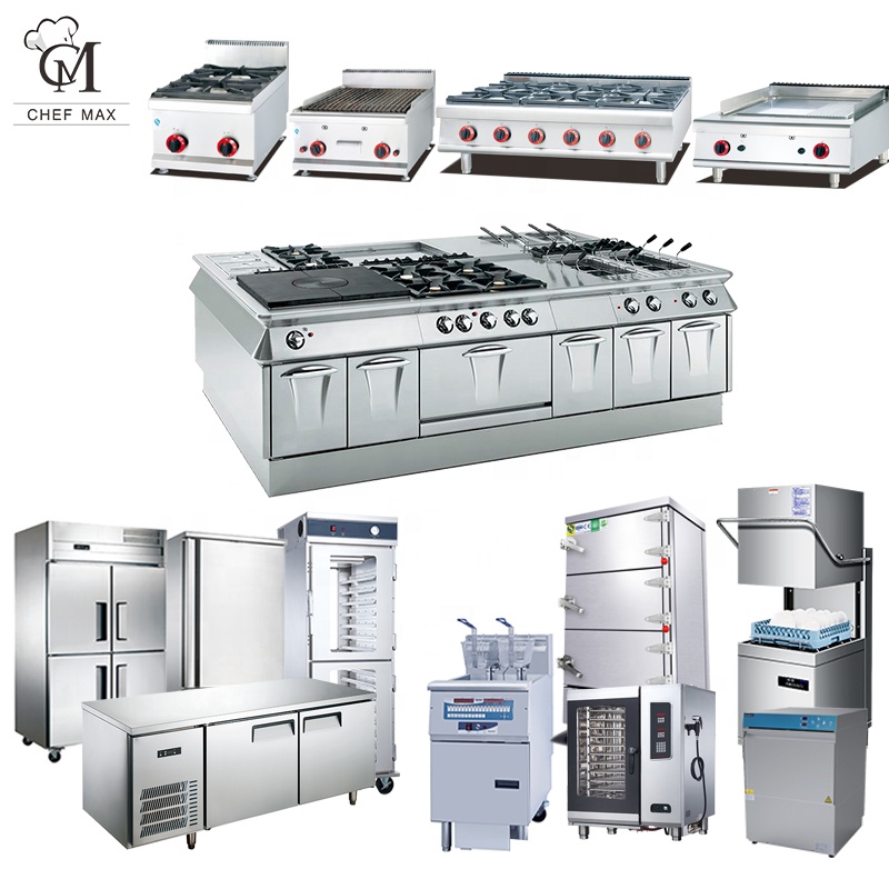 CHEFMAX Hotel Equipo de cocina - Commercial Kitchen Youtube reseña y precio